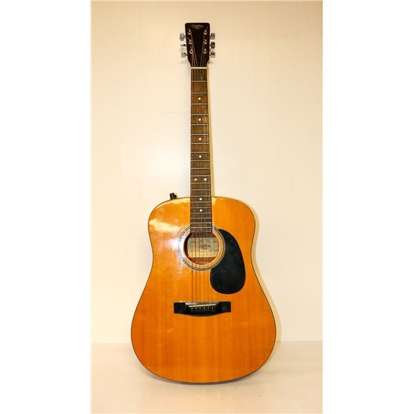 VINTAGE TRADITION ACOUSTIC GUITAR WITH CASE