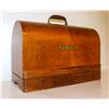 Image 1 : ANTIQUE SEWING MACHINE IN WOODEN CASE