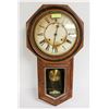 Image 1 : ANTIQUE ANSONIA RAILWAY STATION STYLE WALL CLOCK