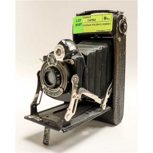 ANTIQUE KODAK FOLDING CAMERA