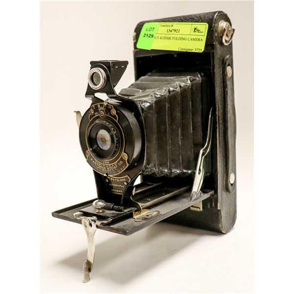 ANTIQUE KODAK FOLDING CAMERA