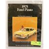 Image 1 : 1975 FORD PINTO BROCHURE