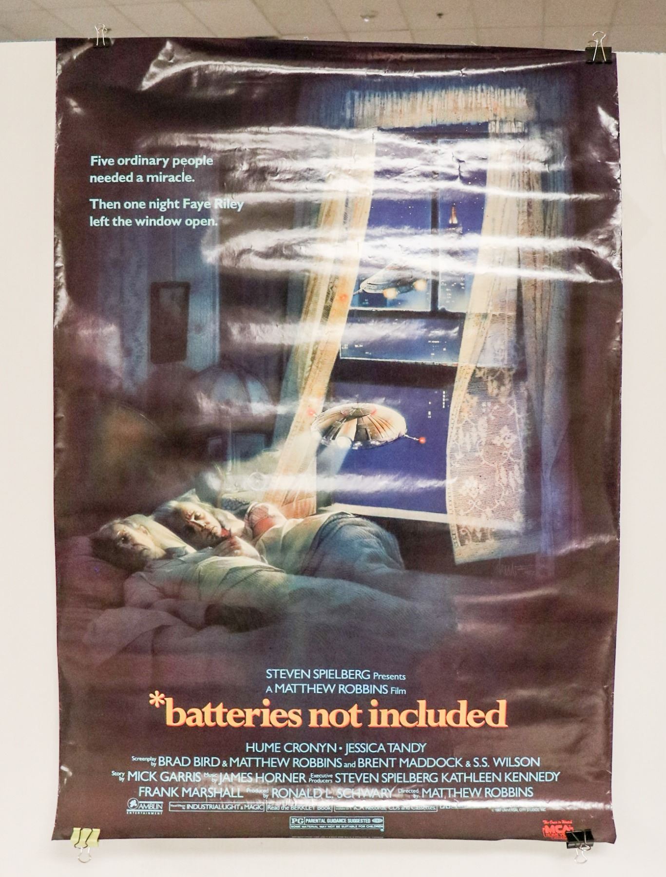 1980S BATTERIES NOT INCLUDED MOVIE POSTER