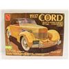 Image 1 : LARGE 1/12 SCALE 1937 CORD 812 MODEL KIT IN BOX