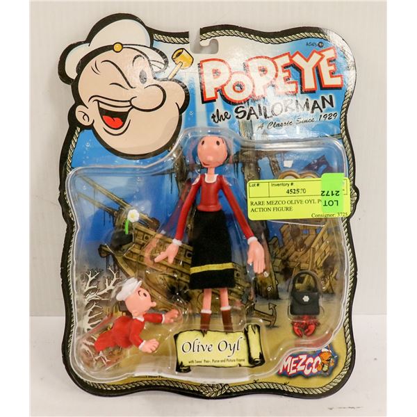 RARE MEZCO OLIVE OYL POPEYE ACTION FIGURE