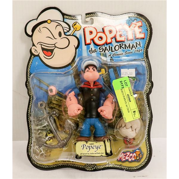 RARE MEZCO POPEYE ACTION FIGURE