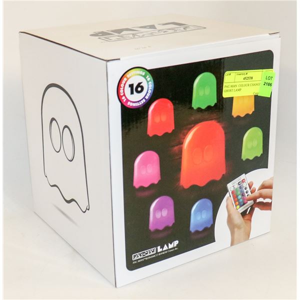 PAC-MAN  COLOUR CHANGING GHOST LAMP