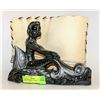 Image 1 : 1950S MERMAID CERAMIC TABLE ACCENT LAMP