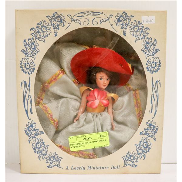 1950S MARCIE COLLECTORS DOLL IN BOX ORNATELY