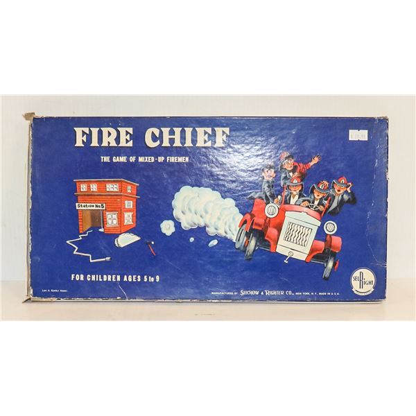 ANTIQUE FIRE CHIEF BOARD GAME