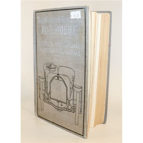 1912 BOOK OF MODERN GASOLINE AUTOMOBILES