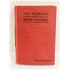 Image 1 : 1943 BOOK ON SEX MARRIAGE AND BIRTH CONTROL