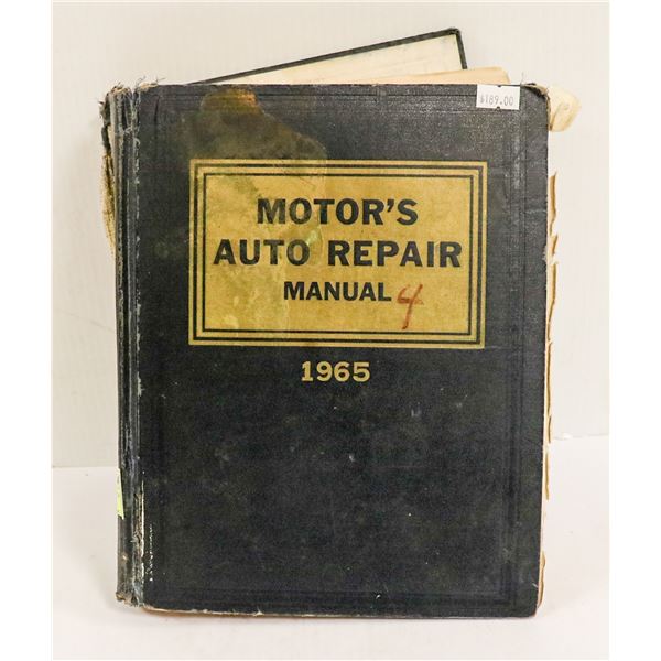 1965 MOTORS ALL MAKES AUTO REPAIR MANUAL
