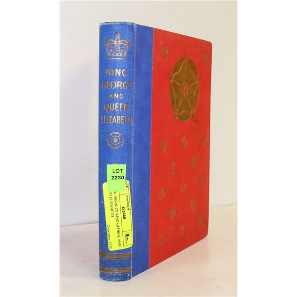 ROYAL BOOK OF KING GEORGE AND QUEEN ELIZABETH
