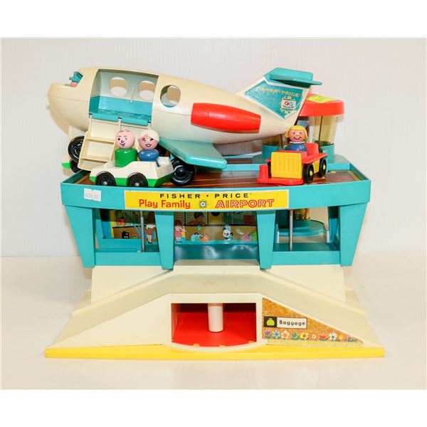 1970S FISHER PRICE LITTLE PEOPLE AIRPORT