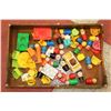 Image 1 : TRAY LOT VINTAGE FISHER PRICE LITTLE PEOPLE