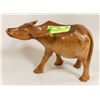 Image 1 : CARVED WOODEN OX STATUE