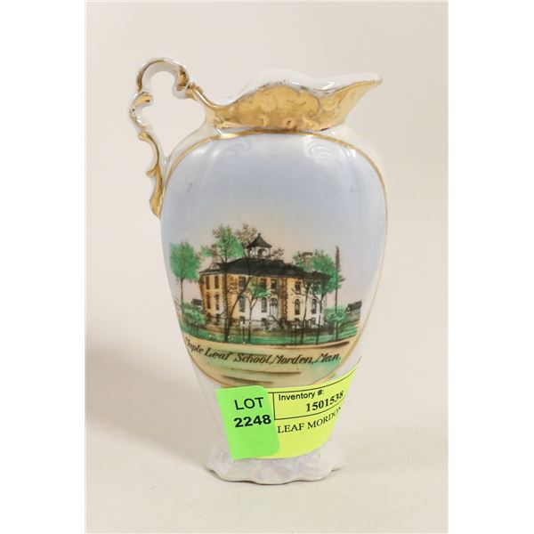 MAPLE LEAF MORDON MB SCHOOL VASE