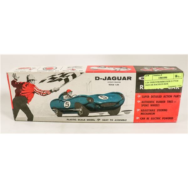 1:24 1950S STROMBECKER D TYPE JAGUAR RACER IN BOX