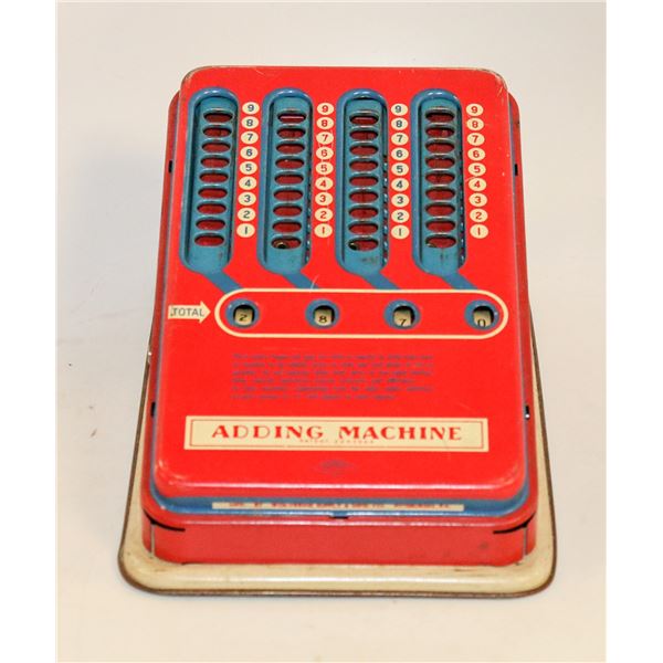 1950S HASBRO CHILDRENS TOY ADDING MACHINE IN BOX