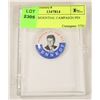 Image 1 : JFK PRESIDENTIAL CAMPAIGN PIN
