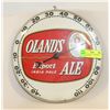 Image 1 : 1950S OLANDS ALE ADVERTISING THERMOMETER