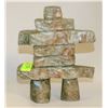 Image 1 : INUK ARTIST SOAPSTONE INUKSUK ANTHONY ANTOINNE
