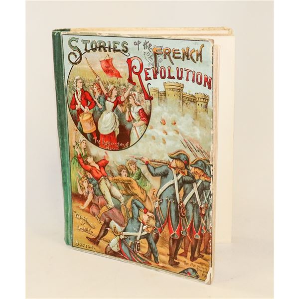1893 BOOK STORIES OF FRENCH REVOLUTION