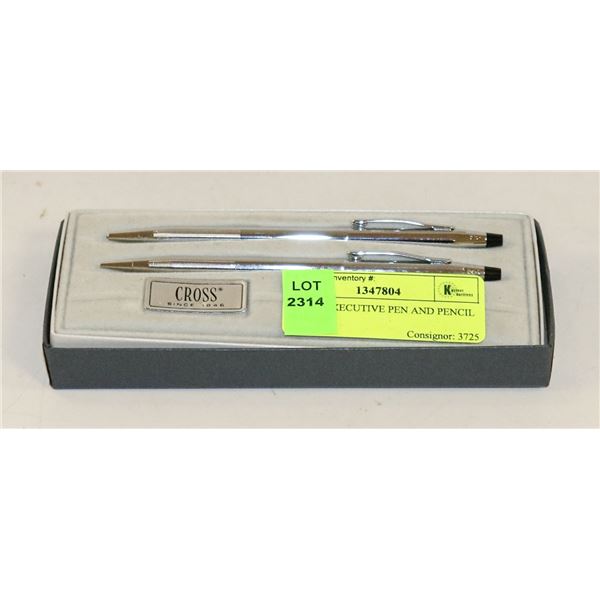 CROSS EXECUTIVE PEN AND PENCIL BOX SET