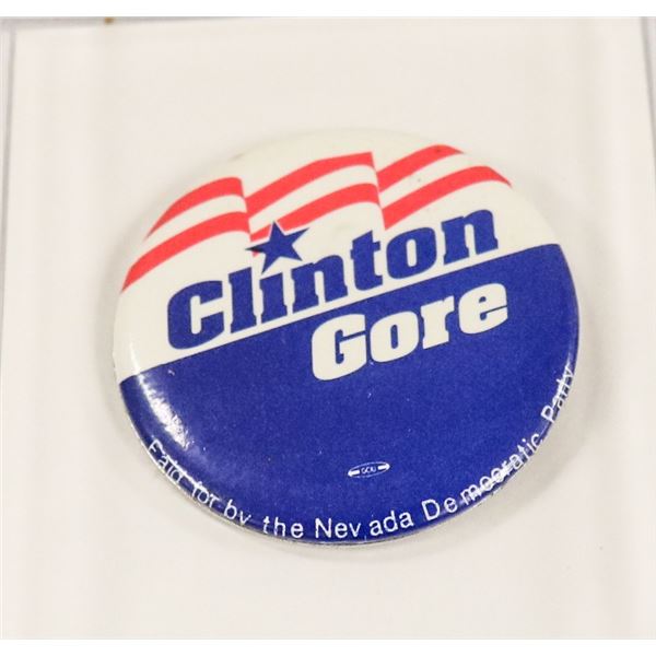 BILL CLINTON CAMPAIGN PIN