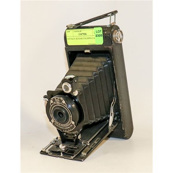 ANTIQUE KODAK FOLDING CAMERA