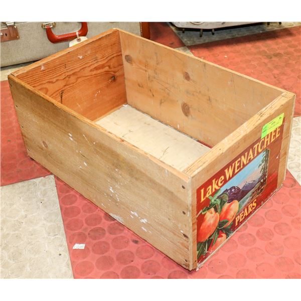 VINTAGE PAPER LABEL APPLE CRATE