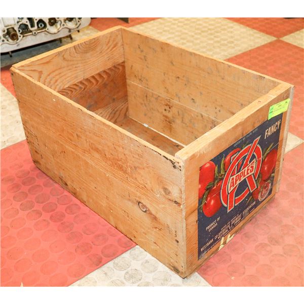 VINTAGE PAPER LABEL APPLE CRATE