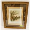 Image 1 : 1900S ALBI BOWERS FRAMED ART OF BISHAM ABBEY