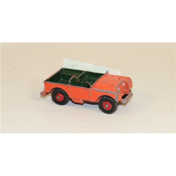 DINKY TOYS LAND ROVER ORANGE