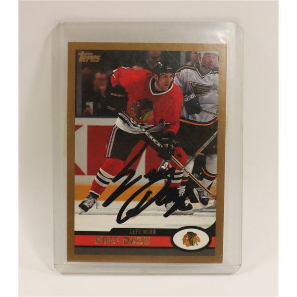 AUTOGRAPHED 1999 ERIC DAZE CARD