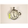 Image 1 : VINTAGE SEARS RAILWAY THEME WIND UP POCKET WATCH