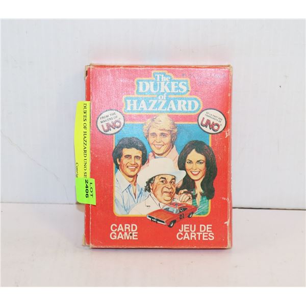 DUKES OF HAZZARD UNO SET