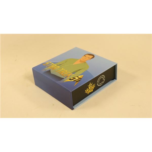 SOLID SILVER KIRK $10 COIN