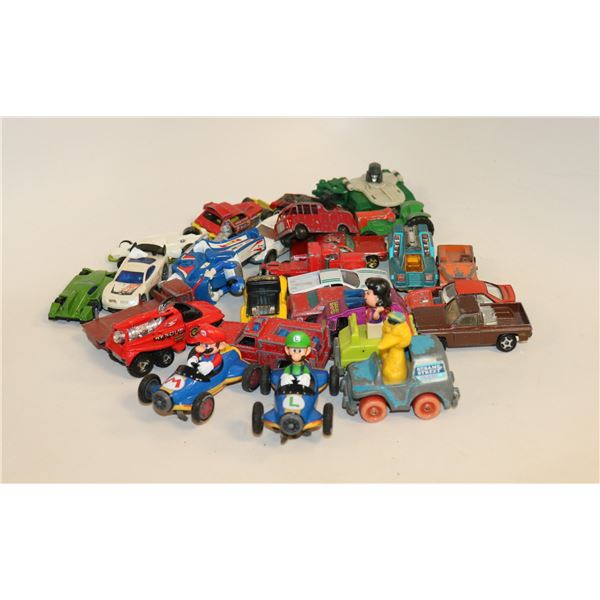 LOT OF ASSORTED TOY CARS