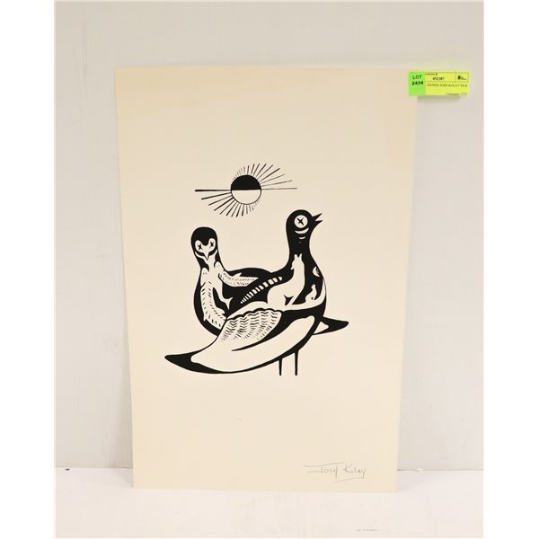 ORIGINAL SIGNED JOSH KOLAY SILK SCREEN