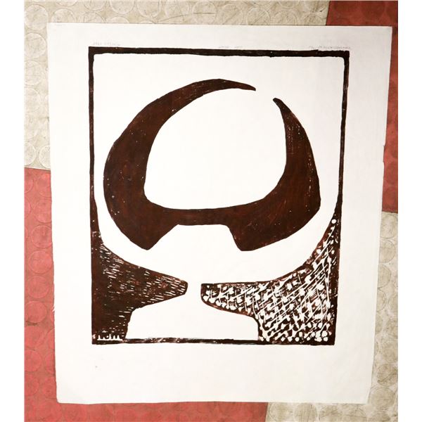 1965 MITTICOLL CLAY PRINT SIGNED AR