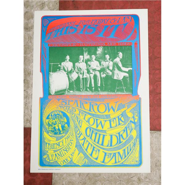 1960S PSYCHEDELIC HAPPENINGS CONCERT POSTER