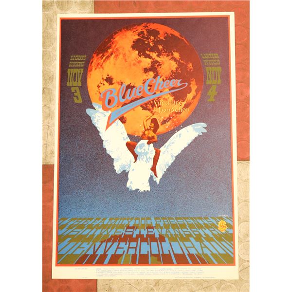 1967 BLUE CHEER ROCK CONCERT POSTER