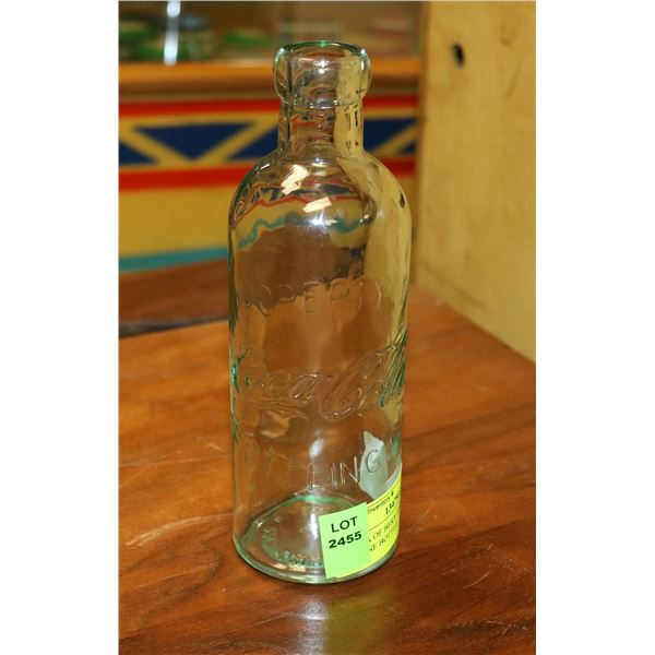REPLICA OF VERY FIRST COCA COLA MEDICINE BOTTLE