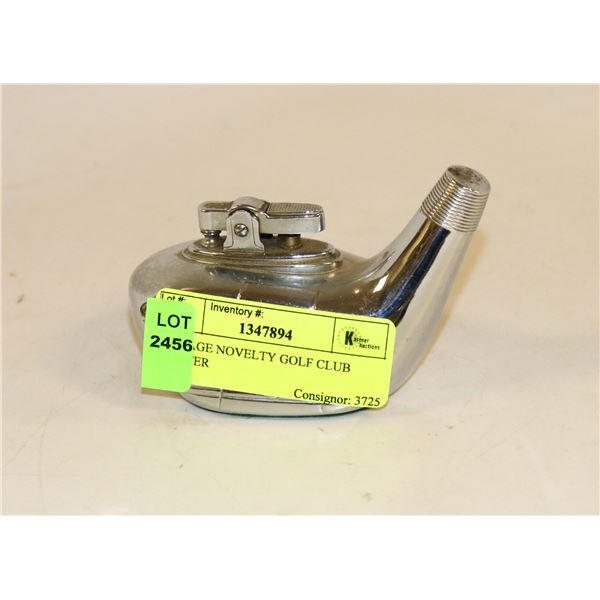 VINTAGE NOVELTY GOLF CLUB LIGHTER