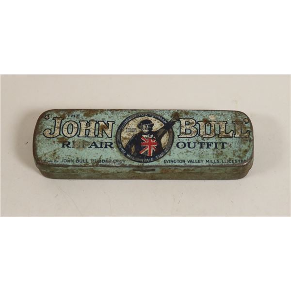 ANTIQUE JOHN BULL BIKE REPAIR TIN