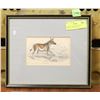 Image 1 : ANTIQUE ASINUS HEMONIUS DONKEY LITHO FRAMED