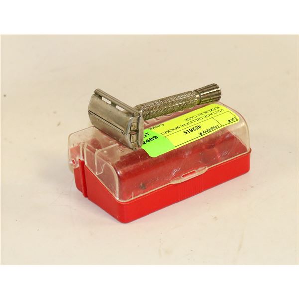 VINTAGE GILLETTE ROCKET SAFETY RAZOR IN CASE