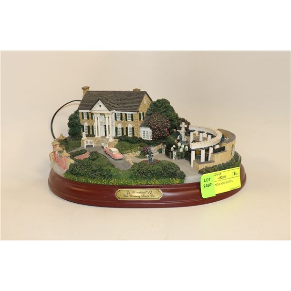 ELVIS GRACELAND STATUE DISPLAY